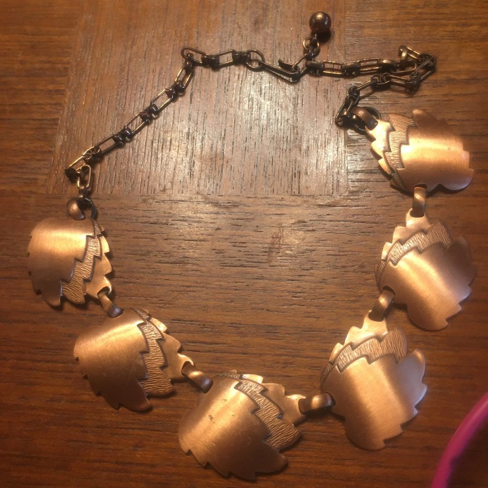 🎃Copper Leaf Necklace - 98  $50 or $35 w/offer